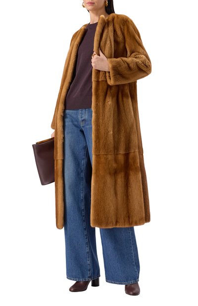 Шуба из меха норки GIULIA GURMAN, арт. J3NG, фото 2