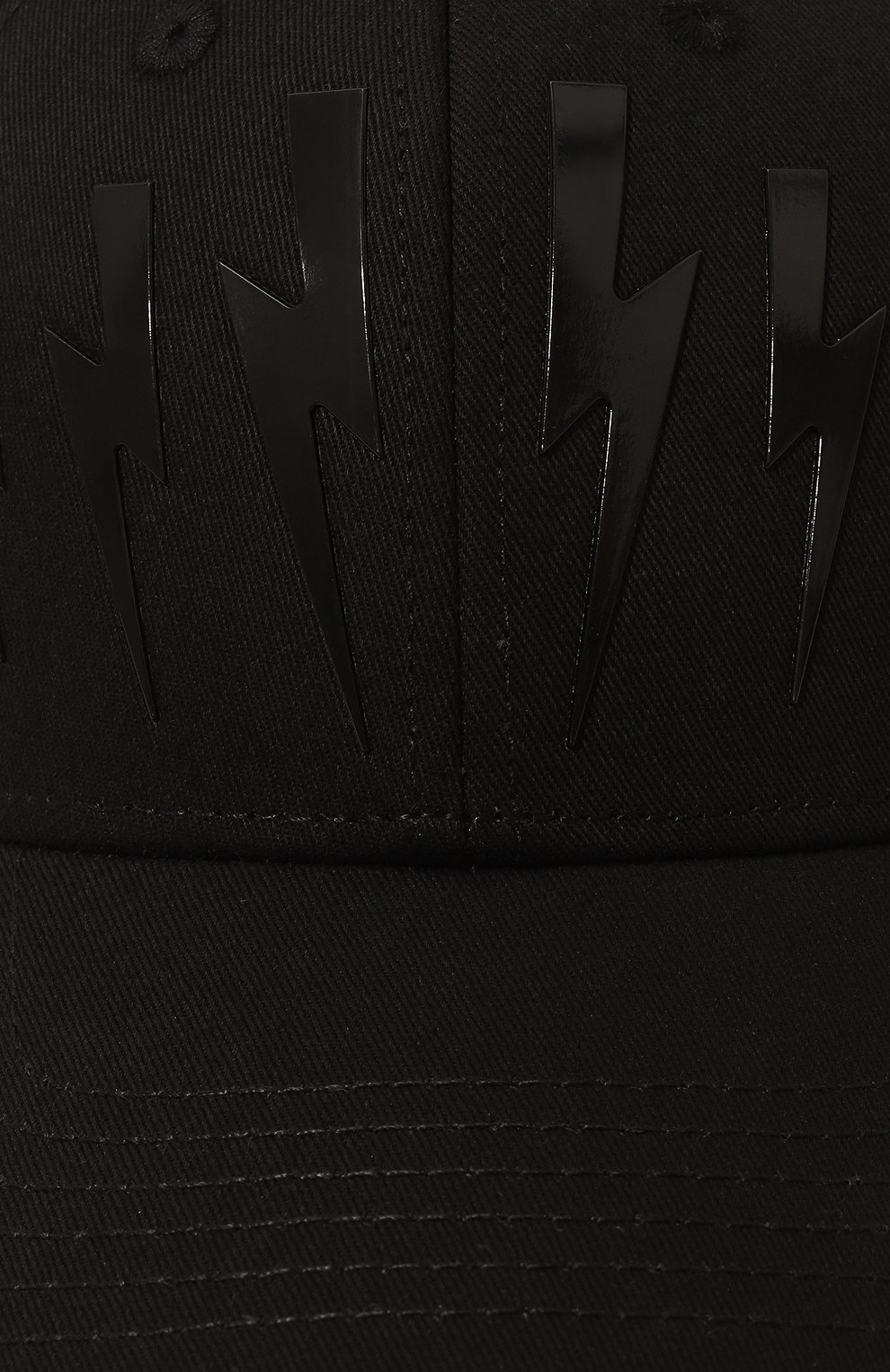 Хлопковая бейсболка NEIL BARRETT, арт. PBCP320B C9501, фото 4