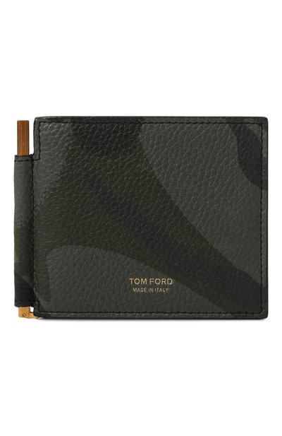 Мужской кожаный зажим для купюр TOM FORD, арт. Y0231/ICL093G