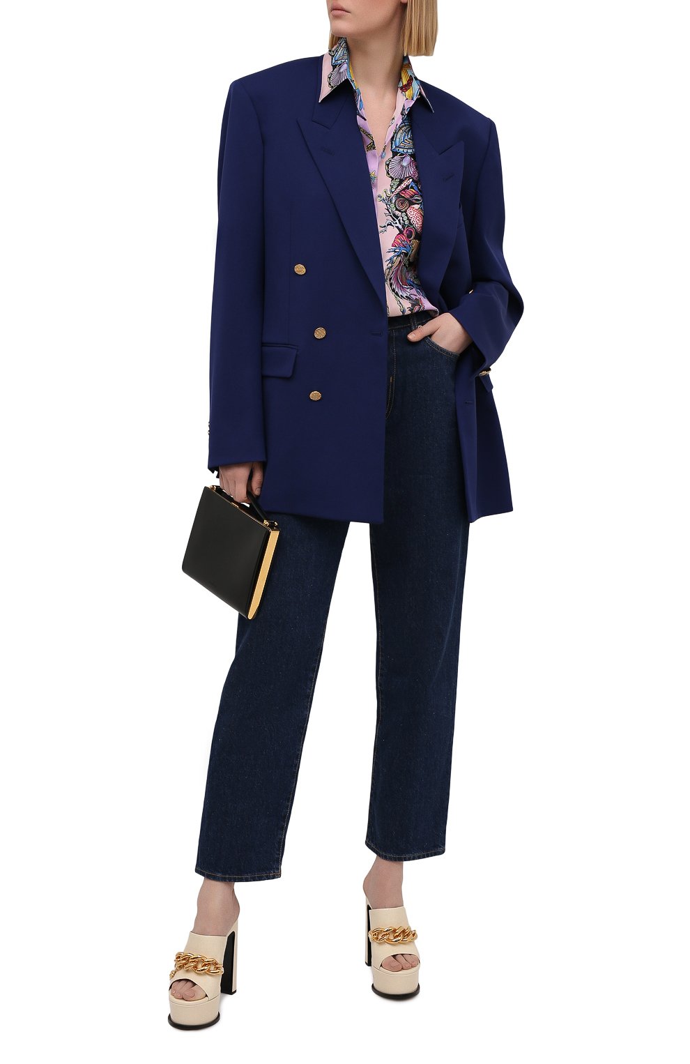 Кожаные мюли VERSACE, арт. DST607S/D1VE, фото 2