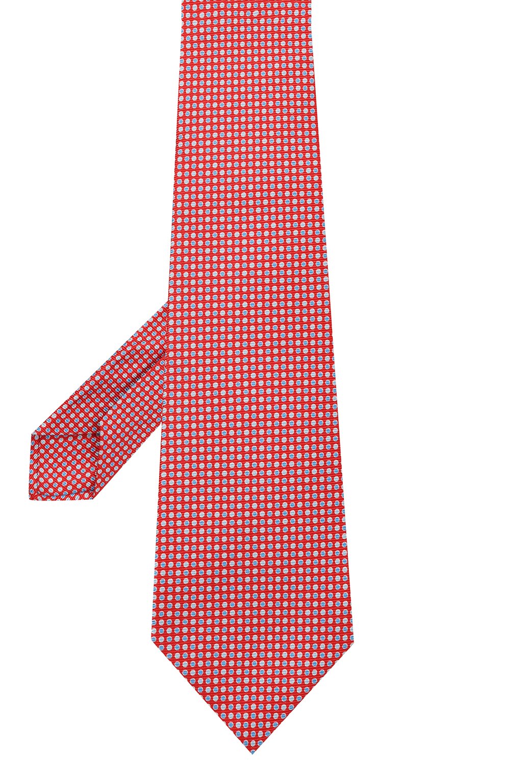 Шелковый галстук KITON красного цвета по цене 31900 руб., арт. UCRVKLC01I56, фото 3 Шелковый галстук KITON, арт. UCRVKLC01I56, фото 3