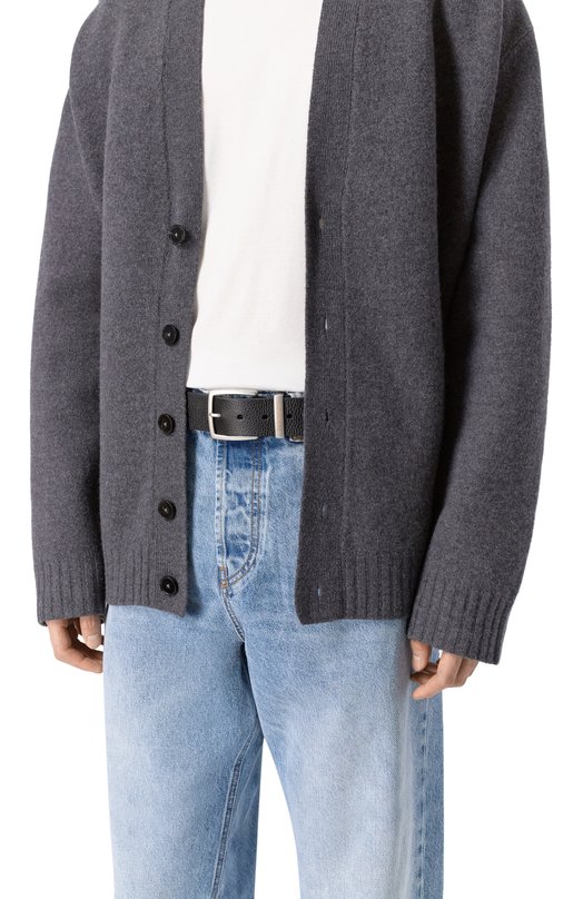 Кожаный ремень Dirk Bikkembergs BKCU01228M Чёрный  BKCU01228M Фото 2