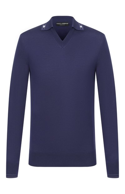 Мужская шелковое поло DOLCE & GABBANA, арт. GXZBAT/JBS0I