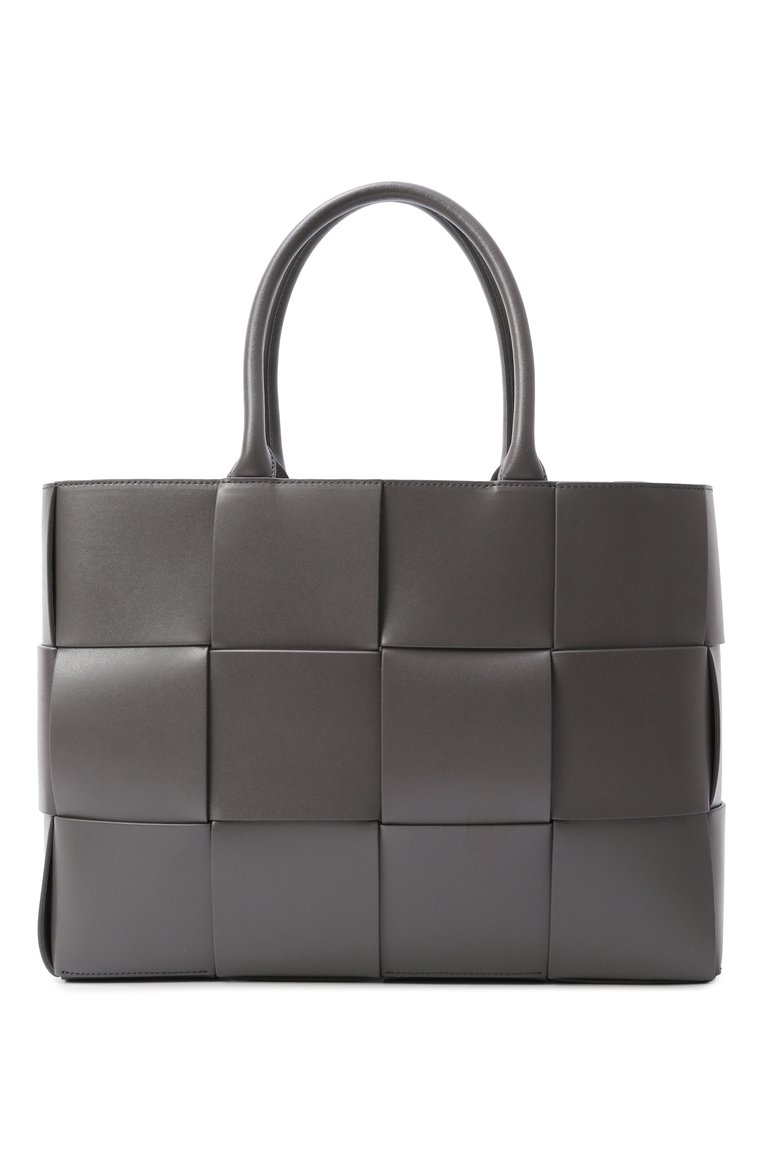 Мужская сумка-тоут arco BOTTEGA VENETA серого цвета, арт. 756682/VB1K0 | Фото 6 (Материал: Натуральная кожа; Размер: large; Автоматизация ТО: Проставлено; Автоматизация состава: Проставлено)