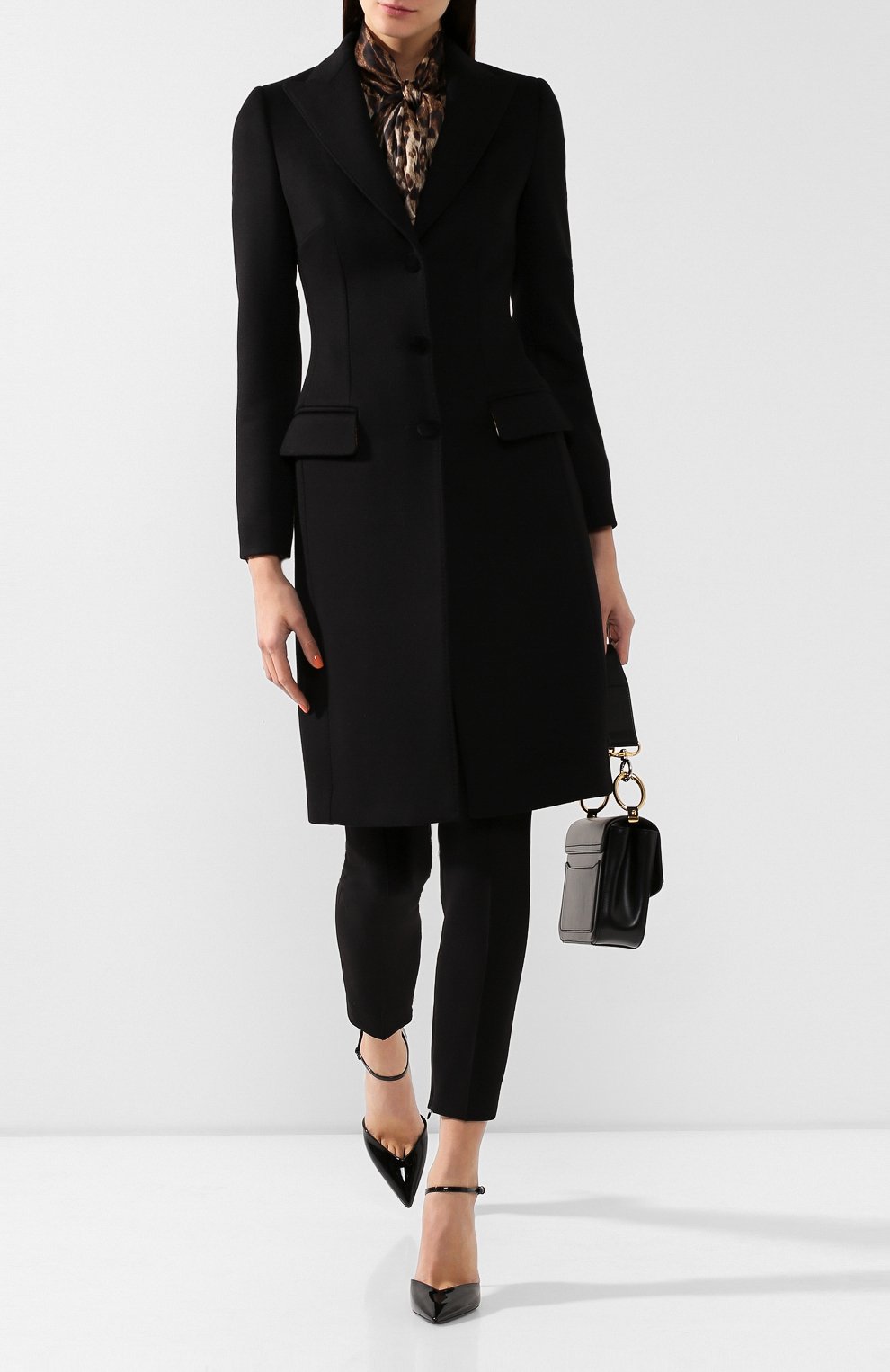 Пальто из смеси шерсти и кашемира DOLCE & GABBANA, арт. F0Q41T/FU30E, фото 2