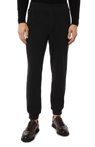 Джоггеры из хлопка и вискозы BOGNER темно-серого цвета по цене 28800 руб., арт. 18778506, фото 3 Джоггеры из хлопка и вискозы BOGNER, арт. 18778506, фото 3