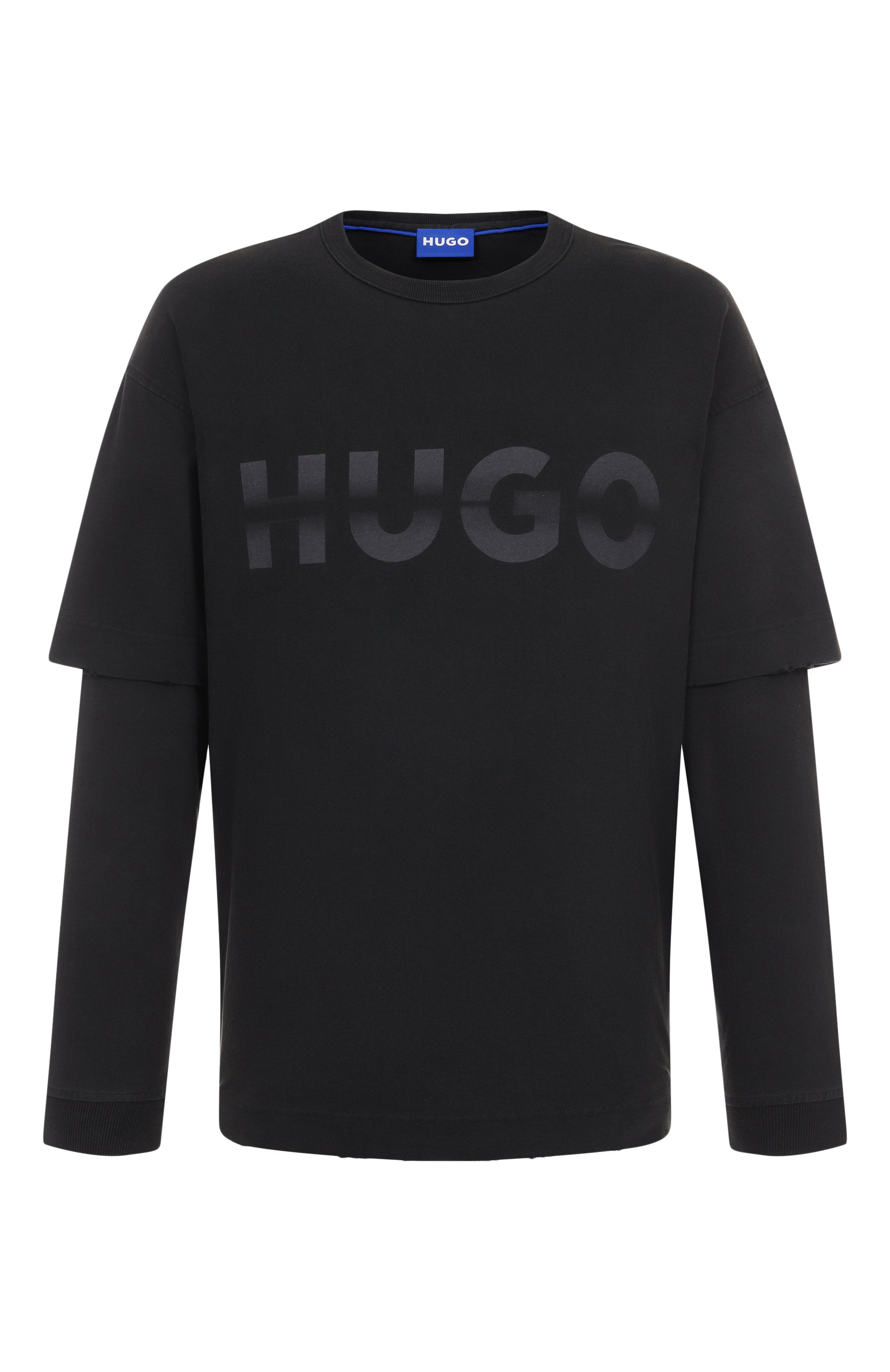 Хлопковый лонгслив HUGO BLUE, арт. 50546541, фото 1