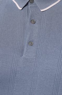 Поло из шелка и хлопка BOSS, арт. 50486742, фото 5