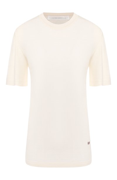 Женская шелковая футболка VICTORIA BECKHAM, арт. 1120KTP000625A