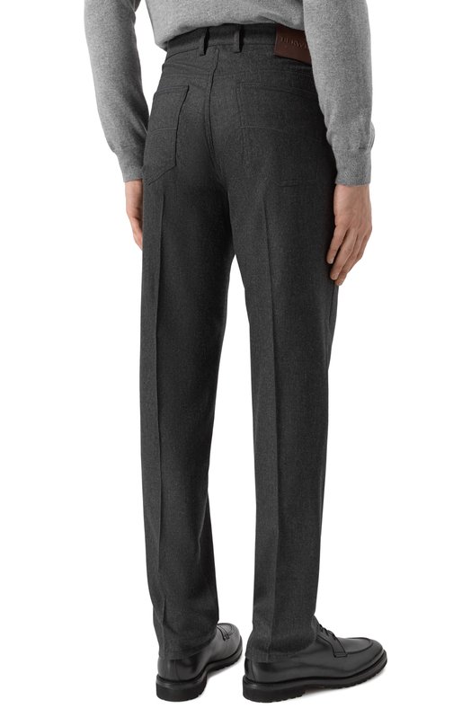 Брюки из шерсти и кашемира Berwich M0RELL0 5TALC 19/FA1224X Серый  M0RELL0 5TALC 19/FA1224X Фото 4