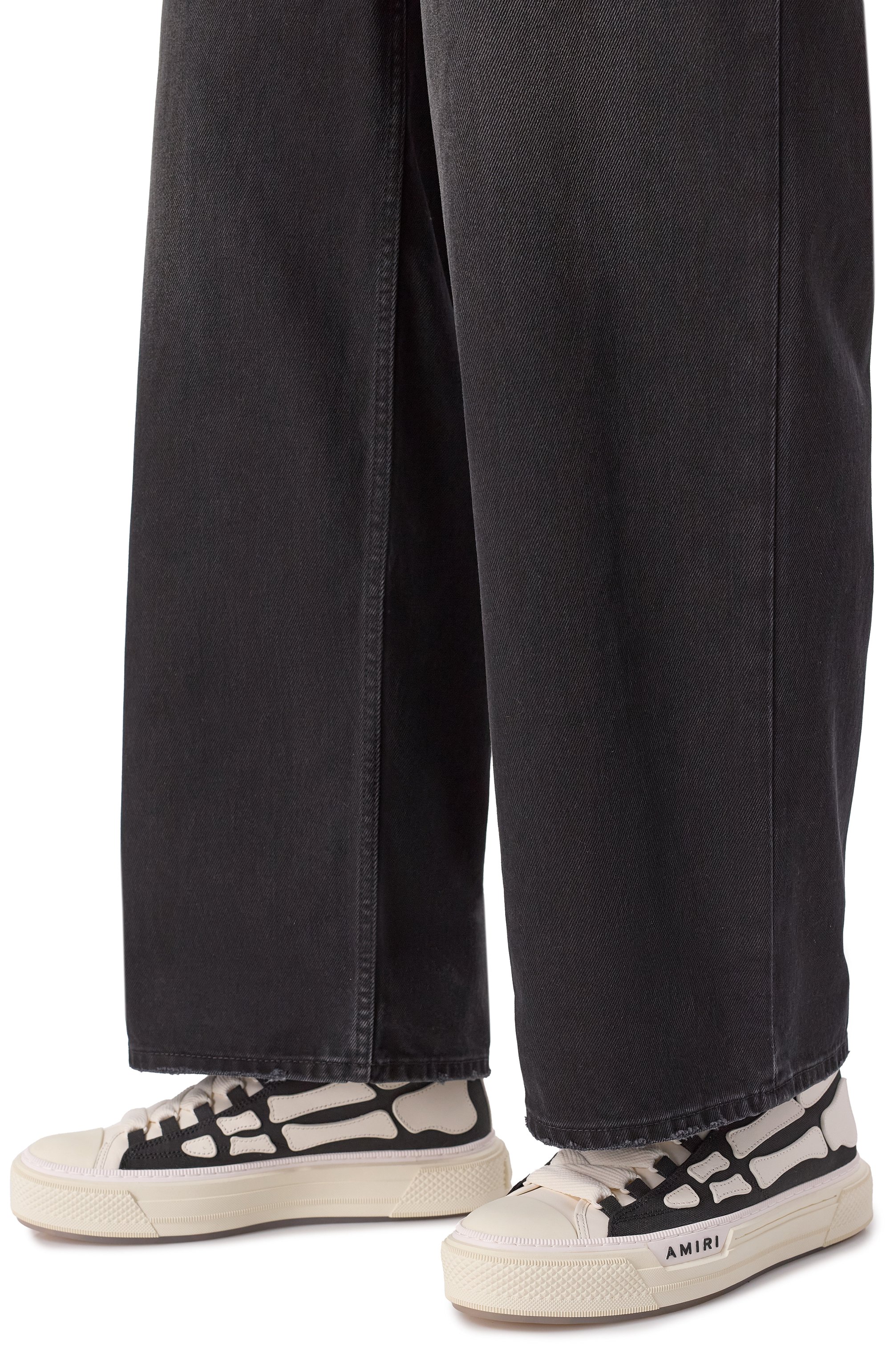 Текстильные кеды skel court hi  AMIRI, арт. AMF0SR1149, фото 3