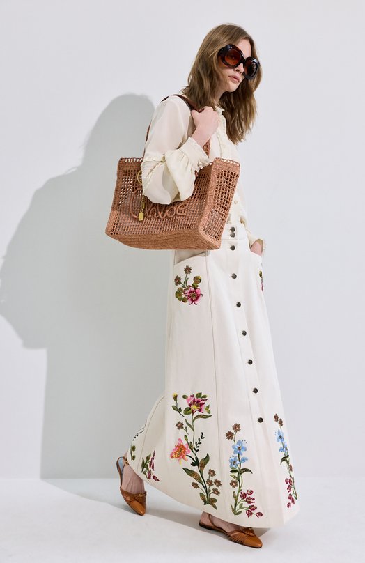 Кожаные балетки Coeur Royal Valentino 8W2S0LX5/DMD Коричневый  8W2S0LX5/DMD Фото 7