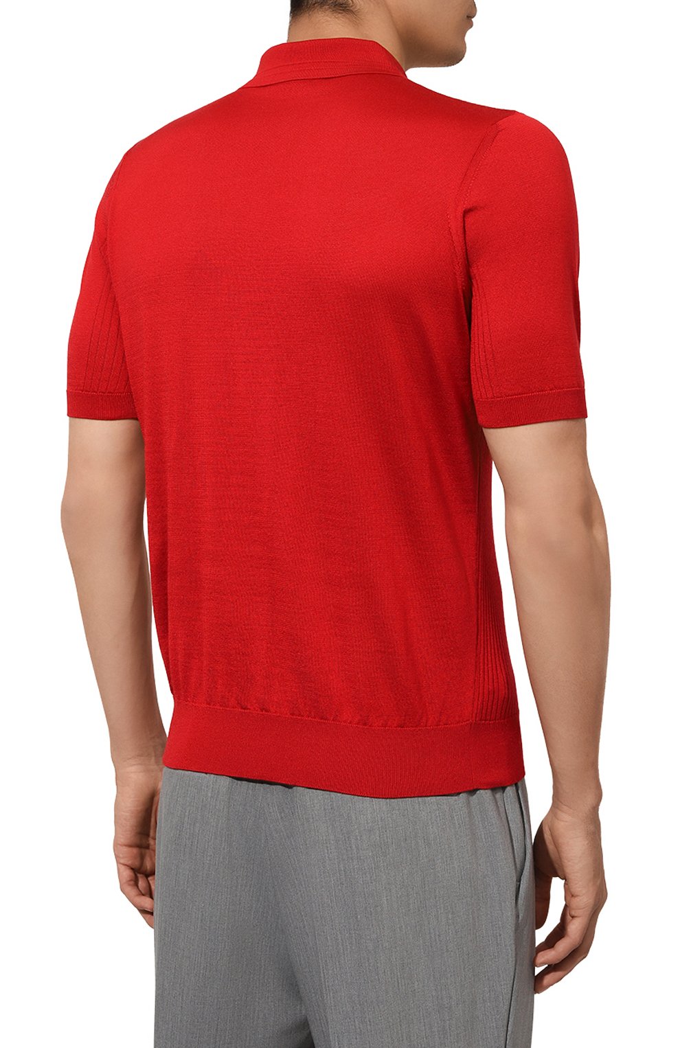 Шелковое поло ZILLI, арт. KZP002M0640VST000, фото 4