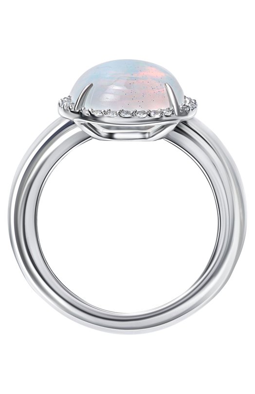 Кольцо с белым опалом и топазами Moonka OPL-925SL-RG00-OPL Серебряный  OPL-925SL-RG00-OPL Фото 4