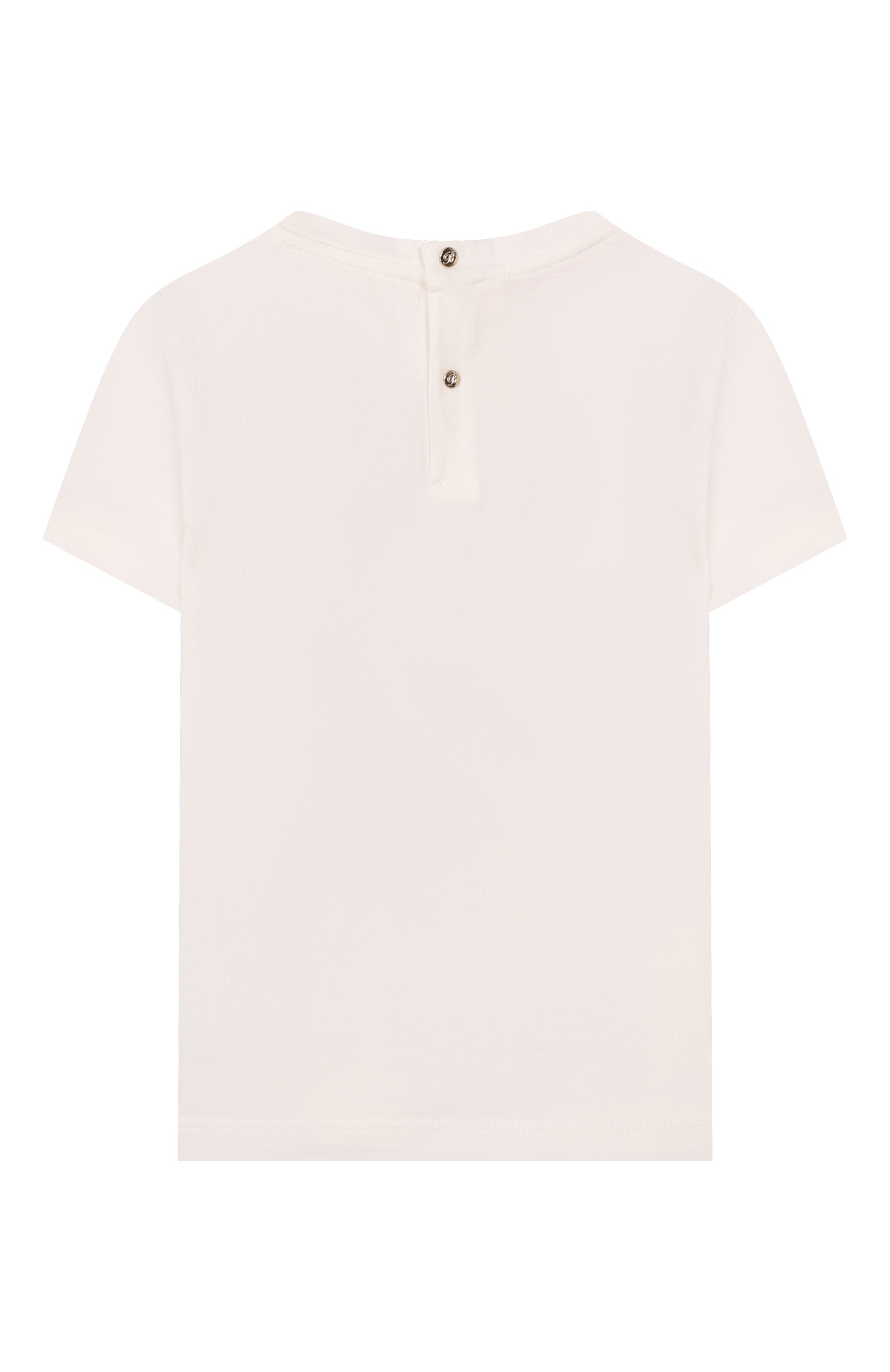 Хлопковая футболка BLUMARINE, арт. BGTS0150/JF031_001, фото 2