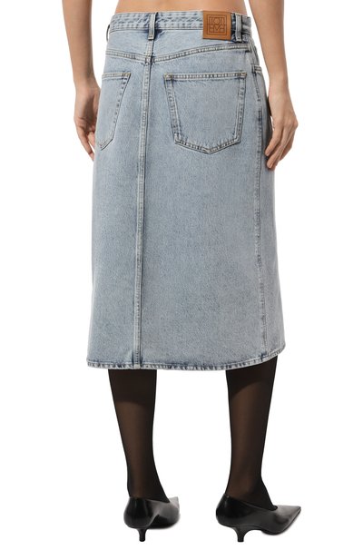 Джинсовая юбка TOTEME, арт. 243-WRB0193-FB0045, фото 4