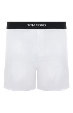 Мужские хлопковые боксеры TOM FORD белого цвета, арт. T4LE5110 | Фото 1 (Кросс-КТ: бельё; Материал сплава: Проставлено; Нос: Не проставлено; Материал внешний: Хлопок; Мужское Кросс-КТ: Трусы)