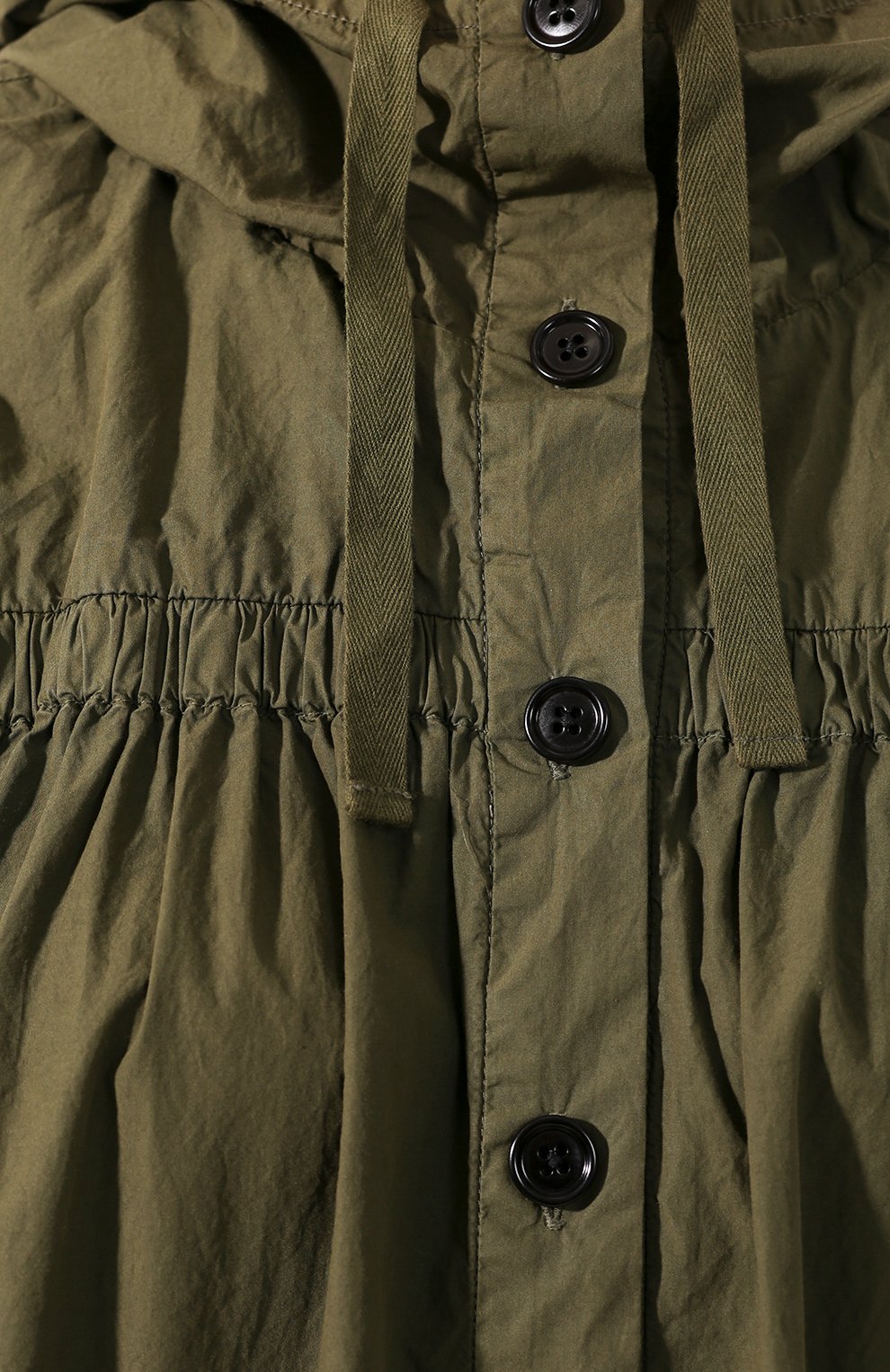 Хлопковое платье DRIES VAN NOTEN хаки цвета по цене 58300 руб., арт. 201-31082-9030, фото 5 Хлопковое платье DRIES VAN NOTEN, арт. 201-31082-9030, фото 5