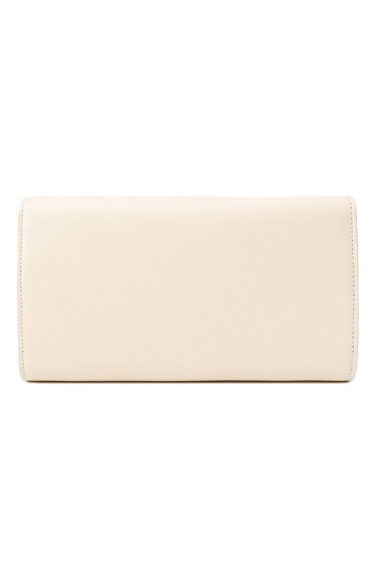 Женская сумка all-day JIL SANDER кремового цвета, арт. J07ZH0012/P5355 | Фото 6 (Размер: mini; Материал: Натуральная кожа; Ремень/цепочка: На ремешке)