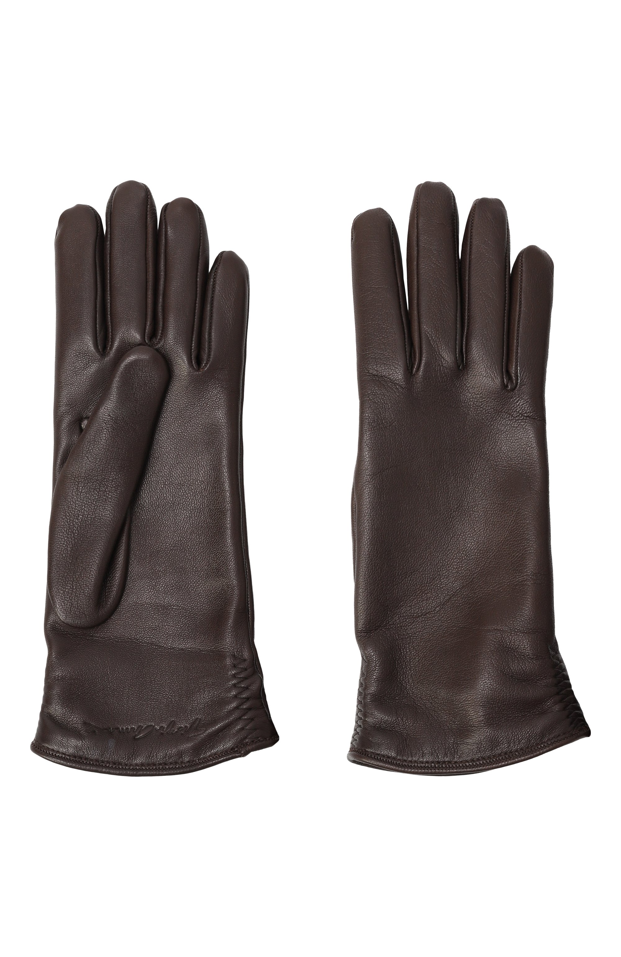Кожаные перчатки GIORGIO ARMANI, арт. GW001984/AF19169, фото 2