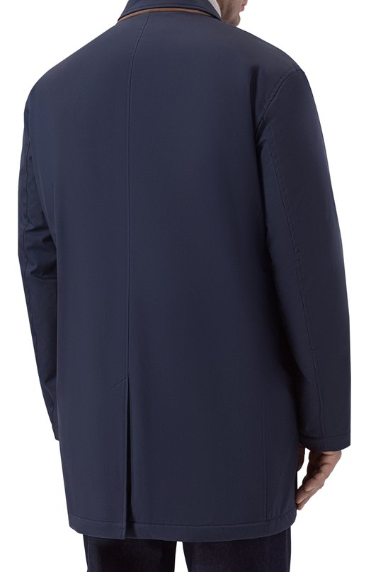 Плащ Kiton UW2192V0422H02 Синий  UW2192V0422H02 Фото 4