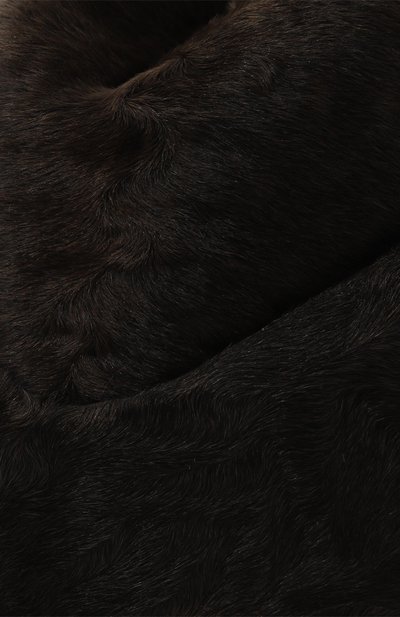 Пилотка из каракульчи VICTORIA KUSENKOVA темно-коричневого цвета по цене 101200 руб., арт. 427100003136, фото 3 Пилотка из каракульчи VICTORIA KUSENKOVA, арт. 427100003136, фото 3