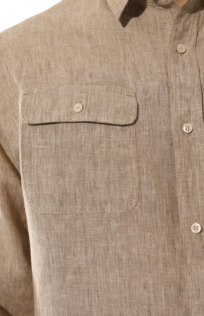 Льняная рубашка PAUL&SHARK, арт. 25413252/XXL, фото 5