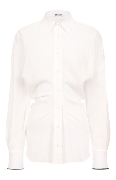 Женская хлопковая блузка BRUNELLO CUCINELLI, арт. MH760NL446