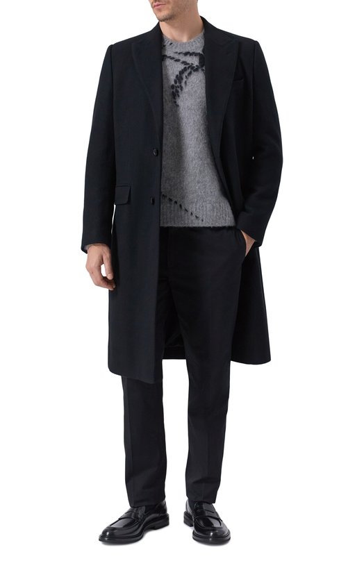 Шерстяной свитер Dries Van Noten 021228-2709-804 Серый  021228-2709-804 Фото 2