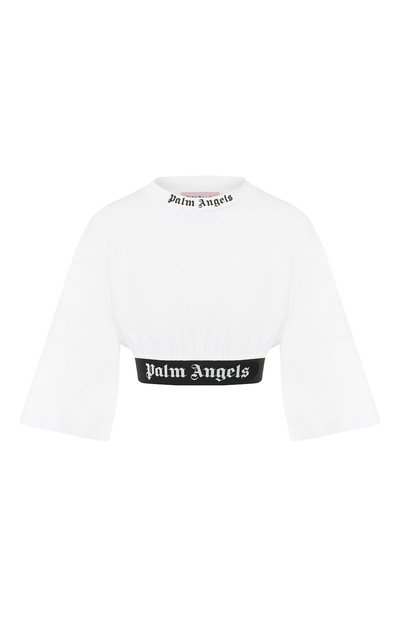 Женский хлопковый топ PALM ANGELS, арт. PWAA002R194130030110