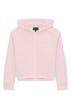 Детская комплект из толстовки и брюк EMPORIO ARMANI светло-розового цвета, арт. EG000207/AF13571 | Фото 2 (Материал внешний: Синтетический материал; Рукава: Длинные; Девочки Кросс-КТ: Костюмы-спорт; Автоматизация состава: Проставлено; Автоматизация ТО: Проставлено; Ростовка одежда: 4 года | 104 см, 6 лет | 116 см, 8 лет | 128 см, 10 - 11 лет | 140 - 146см, 13 - 15 лет | 158 см, 16 лет | 164 см)