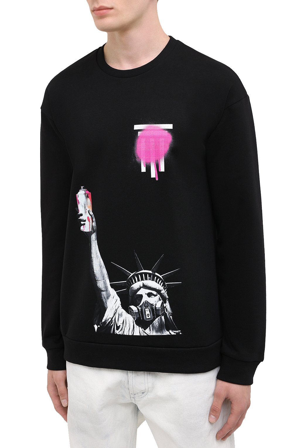 Хлопковый свитшот DIEGO VENTURINO, арт. FW20-DV FLG SLLV, фото 3