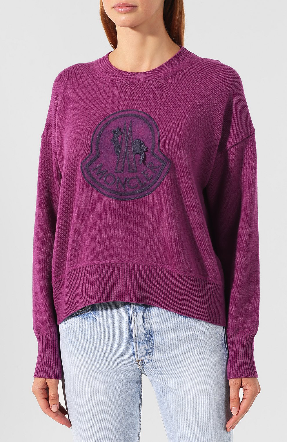 Пуловер из смеси шерсти и кашемира MONCLER, арт. E2-093-90559-52-A9235, фото 3