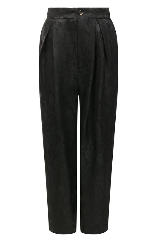 Брюки из вискозы Uma Wang S2 M UP3007 Чёрный S2 M UP3007