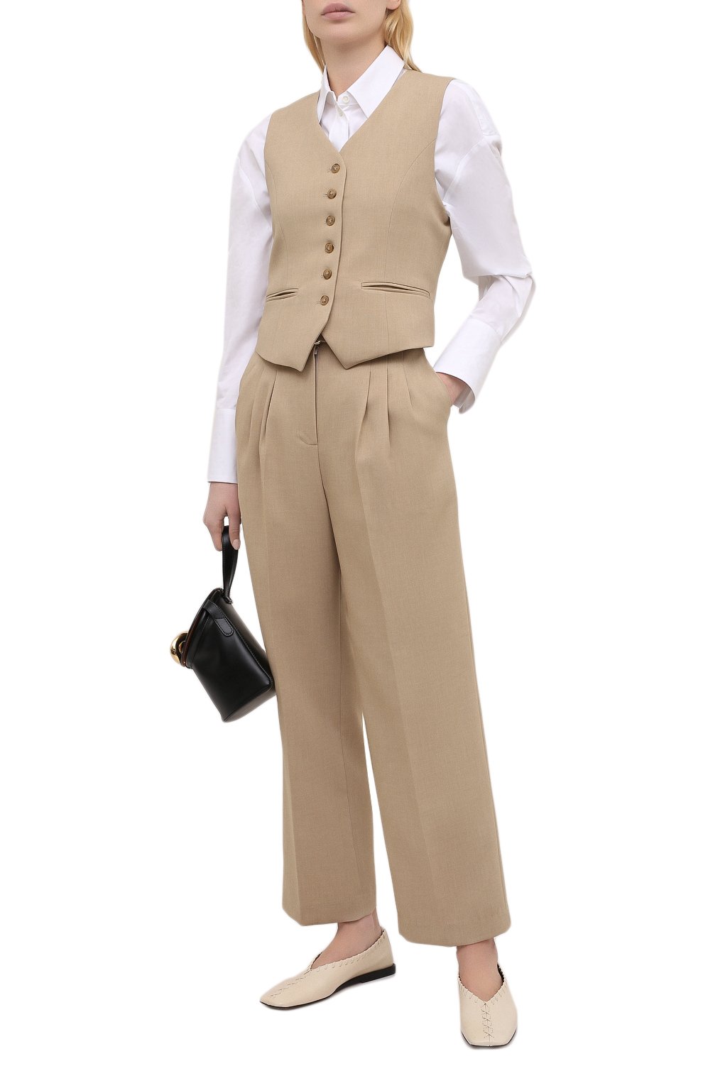 Жилет THE FRANKIE SHOP, арт. VE TAV KR 09/WHEAT, фото 2