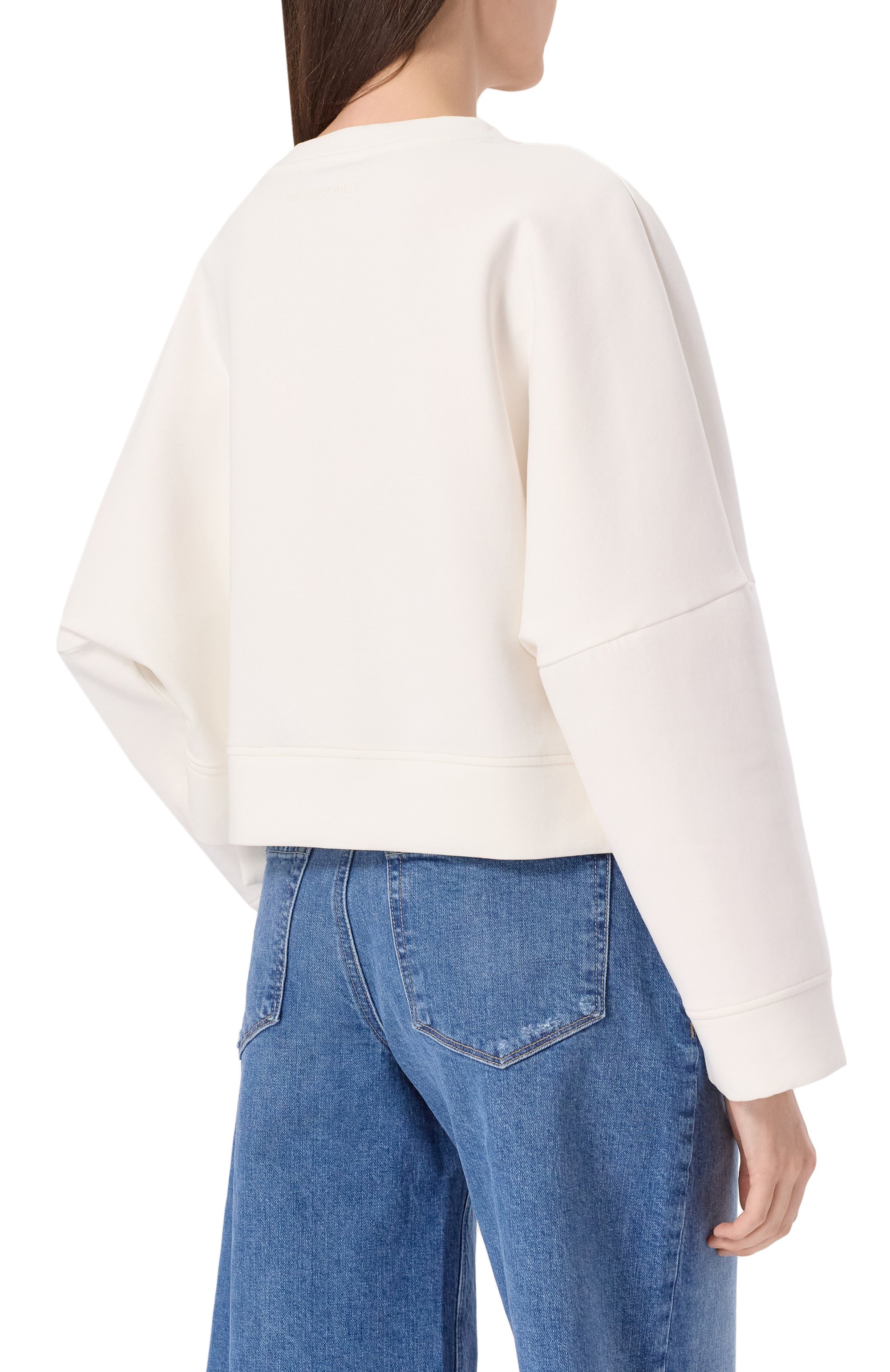 Хлопковый свитшот EMPORIO ARMANI, арт. EW000482/AF10002, фото 4