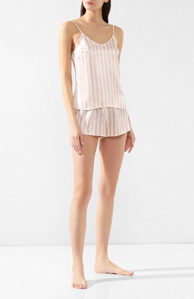 Шелковый топ MORGAN LANE, арт. 19N281PS PETAL/CREAM, фото 2