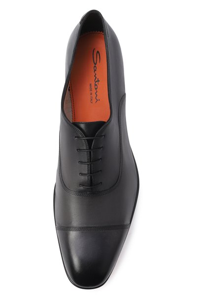 Кожаные оксфорды adrian SANTONI, арт. MCAG18883LA3SNU0, фото 5