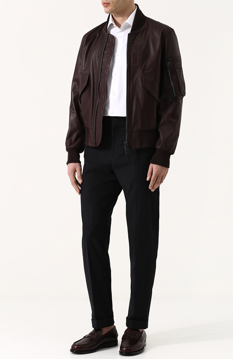 Хлопковые слаксы BOTTEGA VENETA, арт. 497741/V0KF1, фото 2