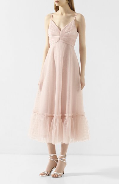Платье-миди ZIMMERMANN розового цвета по цене 118500 руб., арт. 8242DWAV, фото 3 Платье-миди ZIMMERMANN, арт. 8242DWAV, фото 3