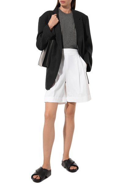 Кашемировый топ JIL SANDER темно-серого цвета по цене 98100 руб., арт. J02GP0017/J13201, фото 2 Кашемировый топ JIL SANDER, арт. J02GP0017/J13201, фото 2