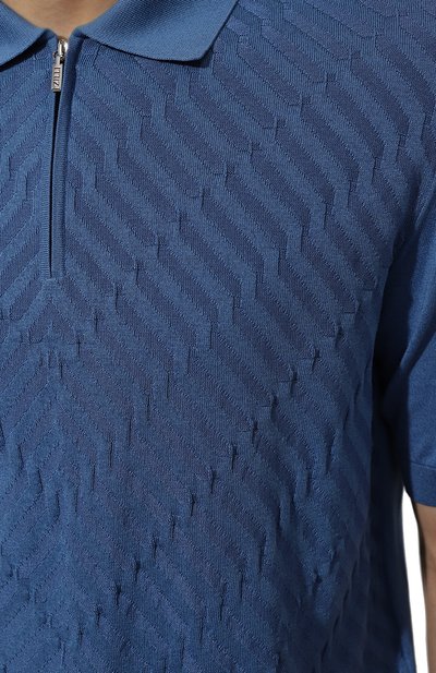 Поло из шелка и хлопка ZILLI, арт. KZP002M0145VVA000, фото 5