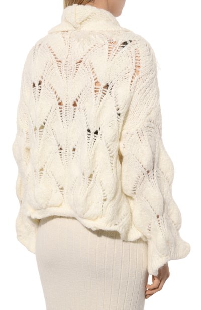 Кардиган с отделкой перьями FORTE_FORTE, арт. 11129BIS, фото 4