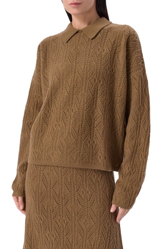 Кашемировый пуловер Uma Wang V2256A002 Коричневый  V2256A002 Фото 3