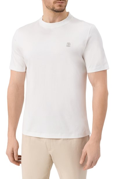 Хлопковая футболка BRUNELLO CUCINELLI, арт. M0B137444G, фото 3