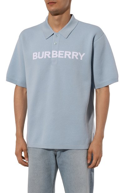Поло из шерсти и хлопка BURBERRY, арт. 8065571, фото 3