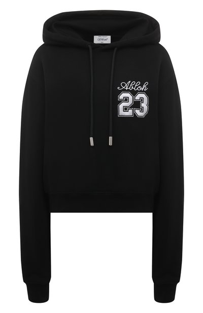 Женский хлопковое худи OFF-WHITE, арт. 0WBB016S24FLE001