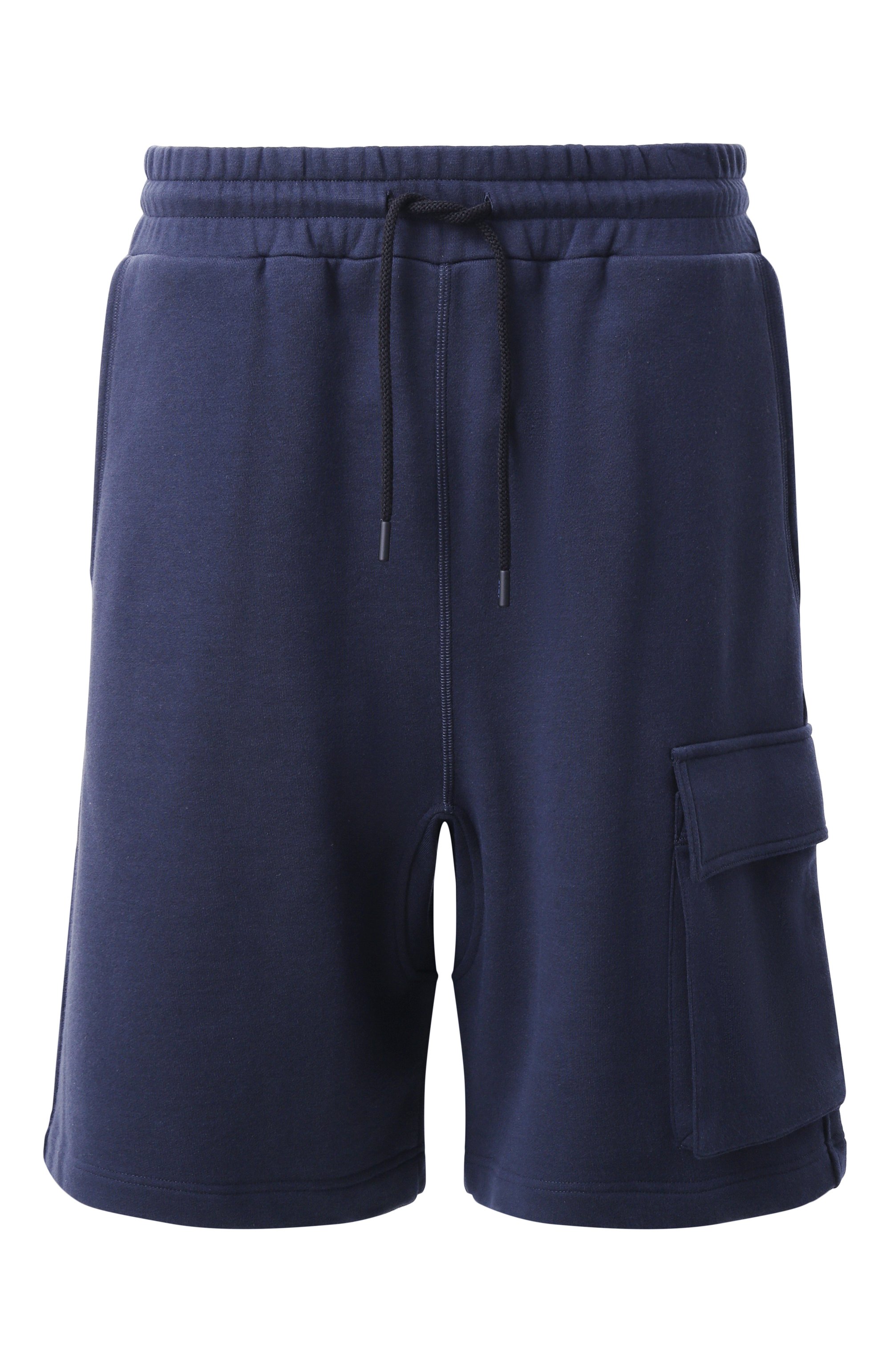 Хлопковые шорты KITON темно-синего цвета по цене 83050 руб., арт. UMM063301, фото 1 Хлопковые шорты KITON, арт. UMM063301, фото 1