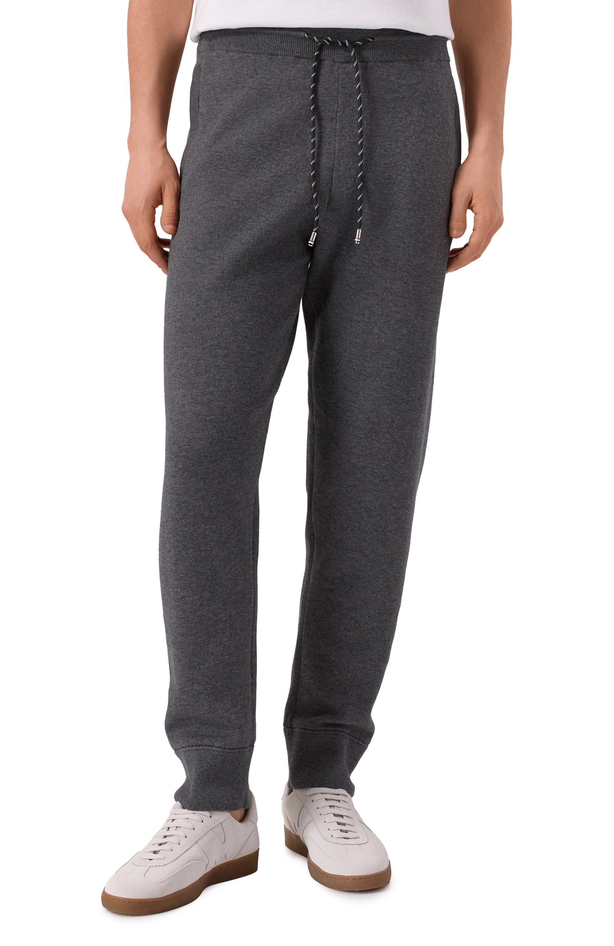 Джоггеры из хлопка и шерсти BOSS, арт. 50543154, фото 3