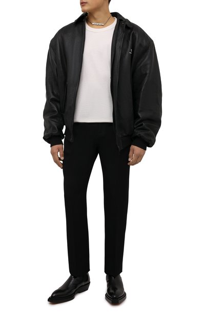 Кожаный бомбер BALENCIAGA, арт. 674318/TLS01, фото 2